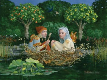 Fantasía popular Painting - La fantasía del nido
